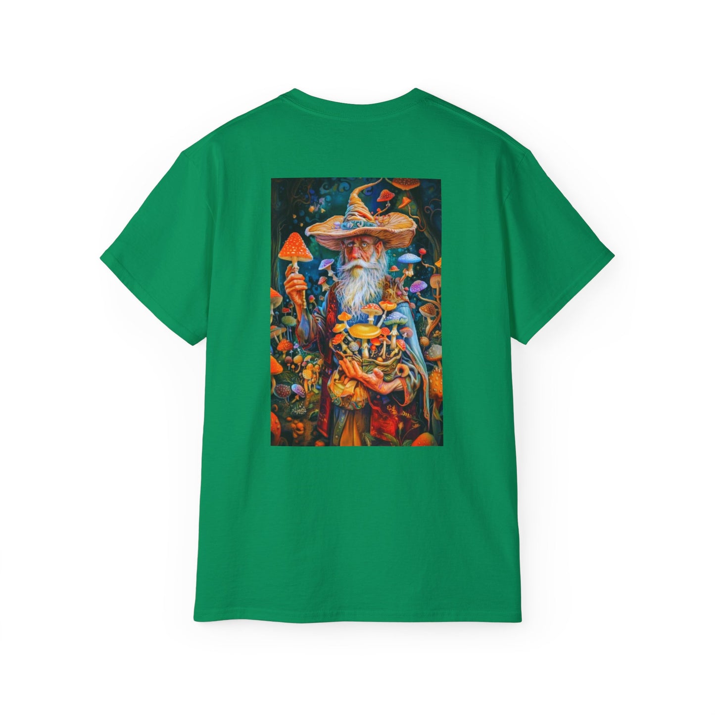 Mystical Wizard Graphic Tee - Unisex Ultra Cotton Shirt, Fantasy Apparel, Magical Gift, Cute Casual Wear, Quirky T-Shirt