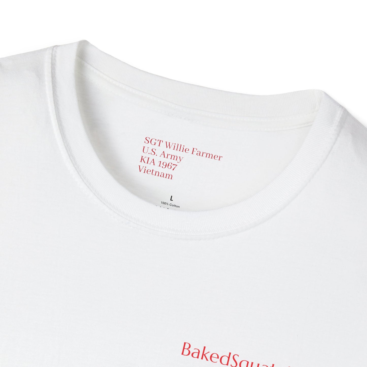 Never Forgotten Memorial T-Shirt — "God Bless Those Who've GIVEN"