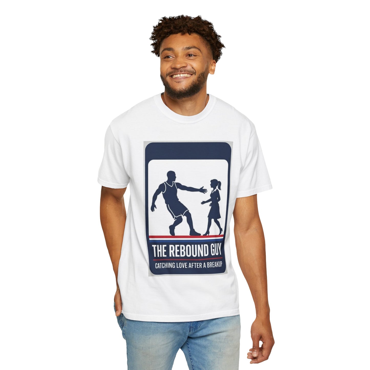 Rebound Guy Tee — "Turning Frowns Upside Down Since '25" T-Shirt