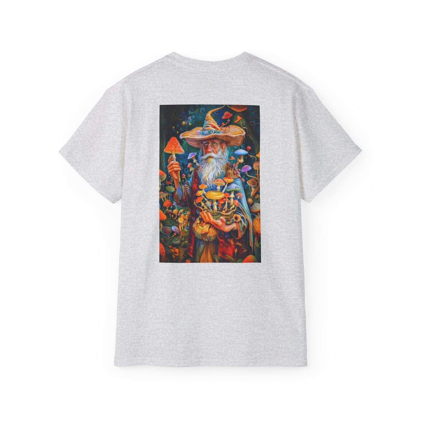 Mystical Wizard Graphic Tee - Unisex Ultra Cotton Shirt, Fantasy Apparel, Magical Gift, Cute Casual Wear, Quirky T-Shirt