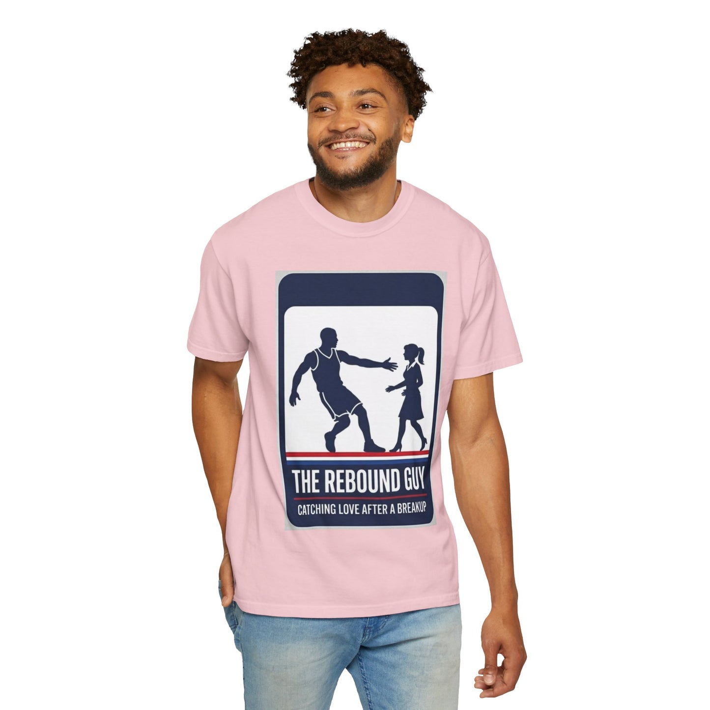 Rebound Guy Tee — "Turning Frowns Upside Down Since '25" T-Shirt
