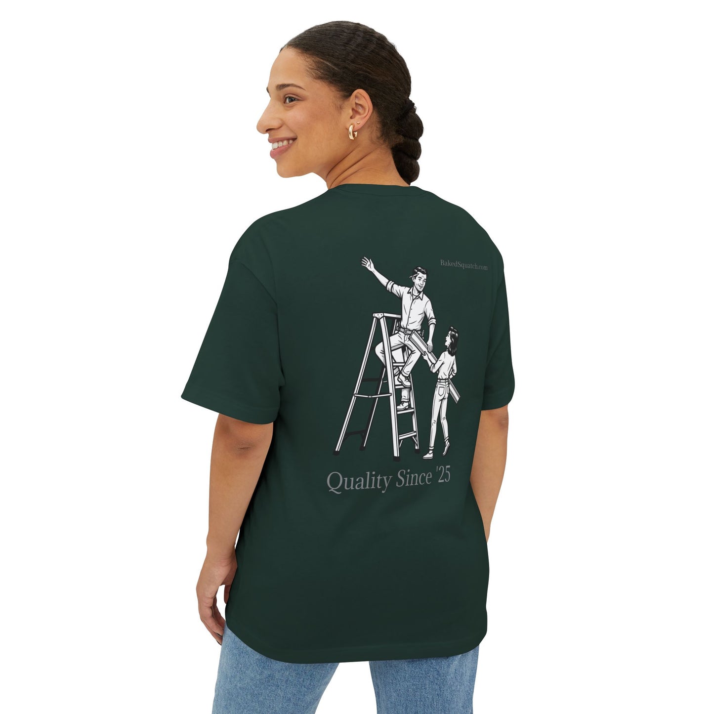 Trim Guy 1.0 Oversized Boxy Tee — Providing Quality Services Since 2025