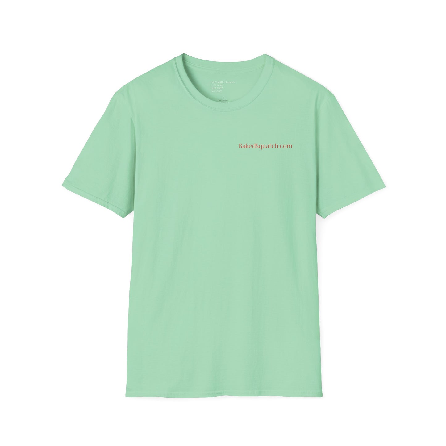 Never Forgotten Memorial T-Shirt — "God Bless Those Who've GIVEN"