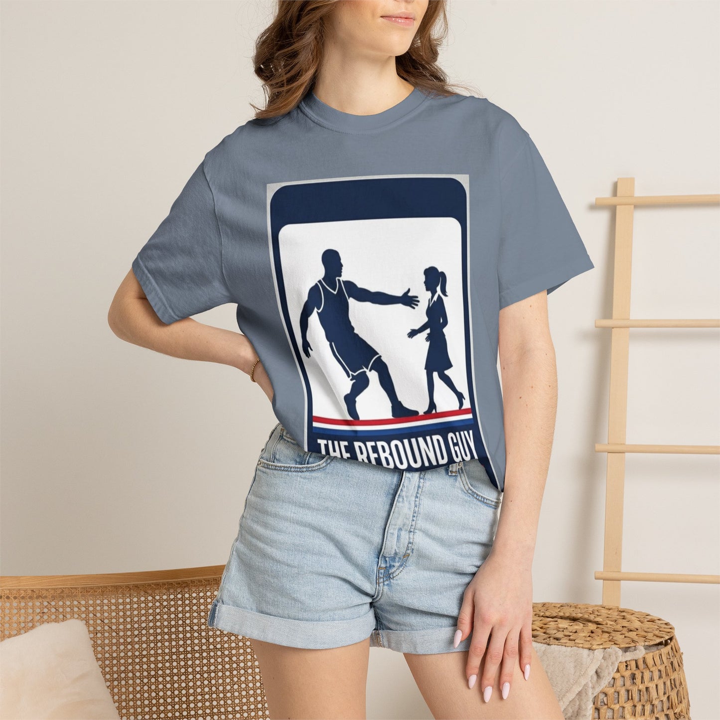 Rebound Guy Tee — "Turning Frowns Upside Down Since '25" T-Shirt