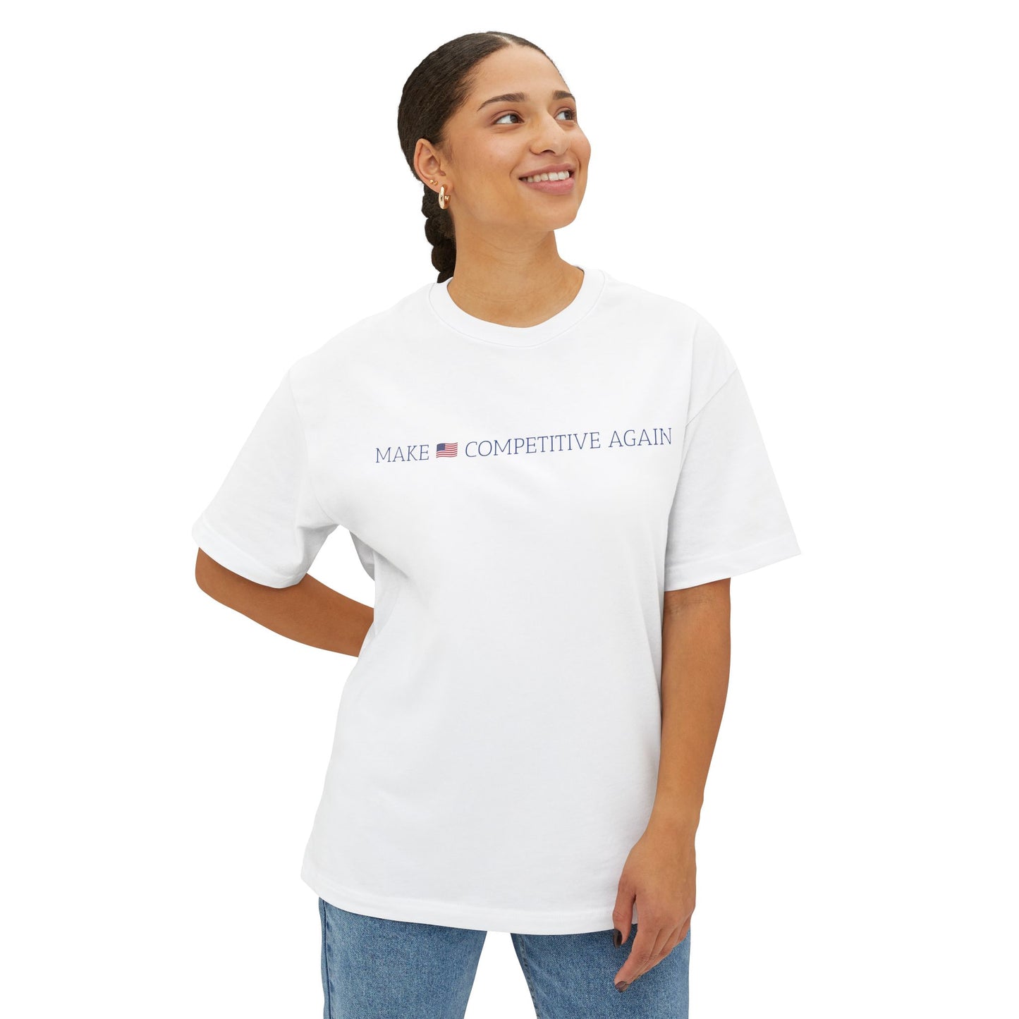 Make 🇺🇸 Competitive Again2.1 Tee — "No Boots. No Blood. United in Freedom."