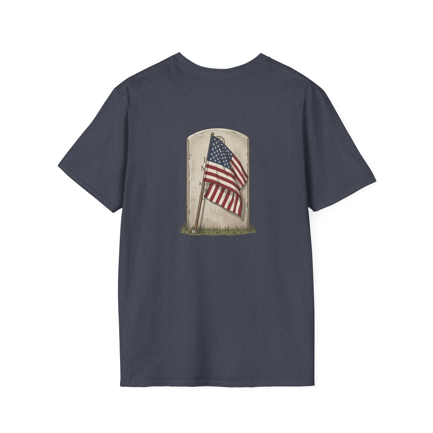 Never Forgotten Memorial T-Shirt — "God Bless Those Who've GIVEN"