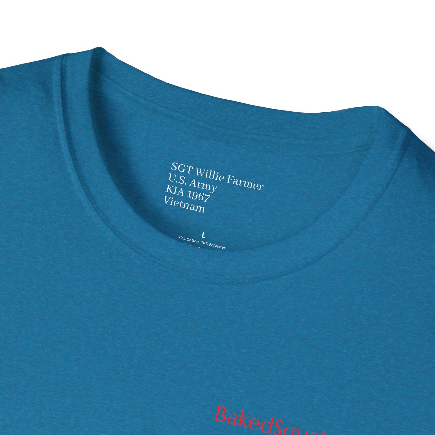 Never Forgotten Memorial T-Shirt — "God Bless Those Who've GIVEN"