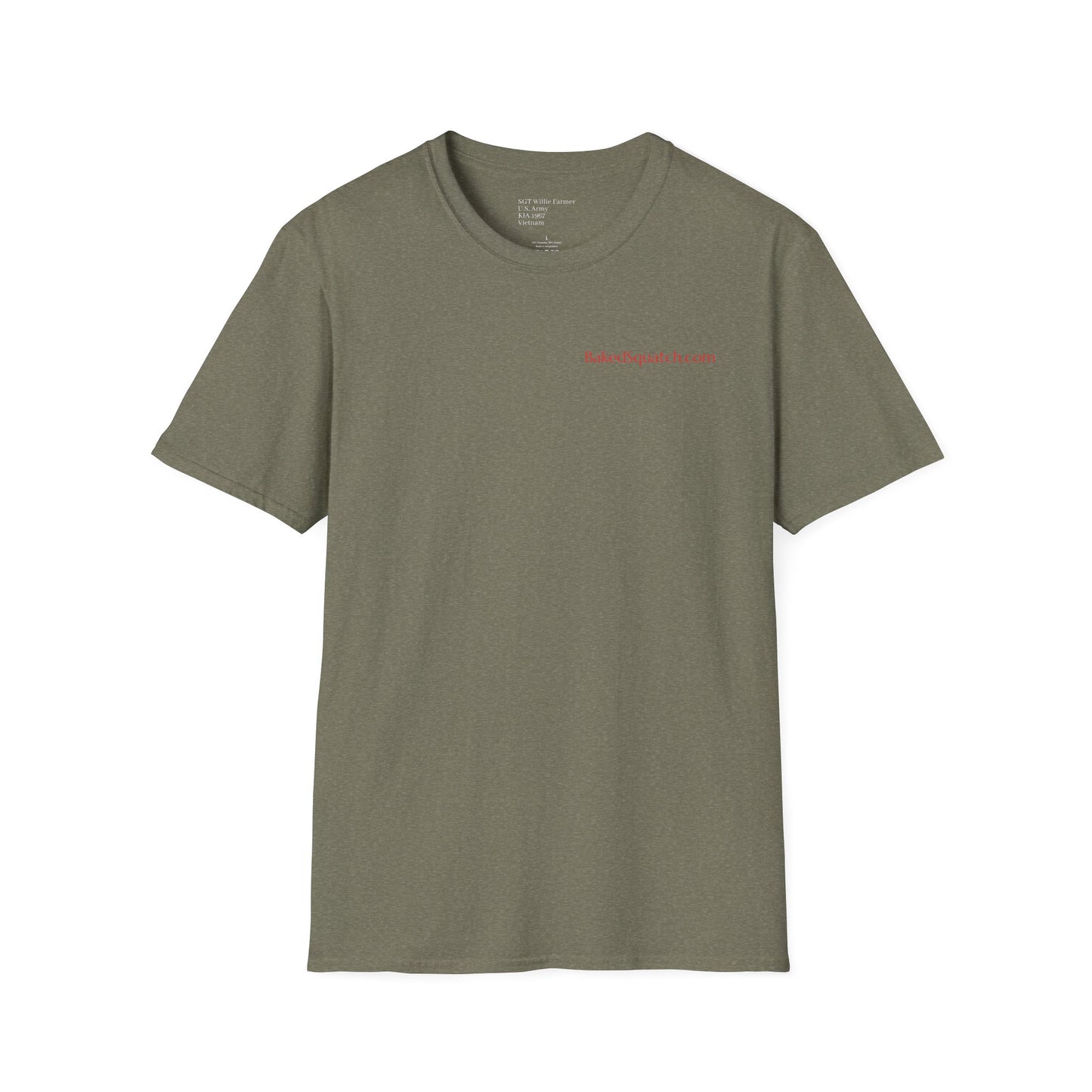 Never Forgotten Memorial T-Shirt — "God Bless Those Who've GIVEN"