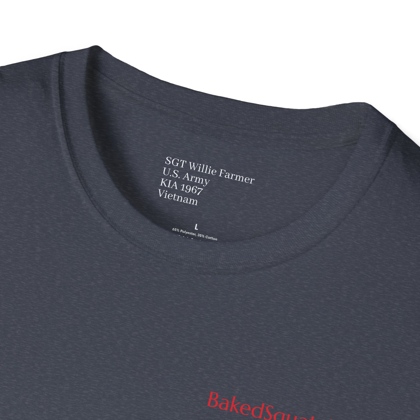 Never Forgotten Memorial T-Shirt — "God Bless Those Who've GIVEN"