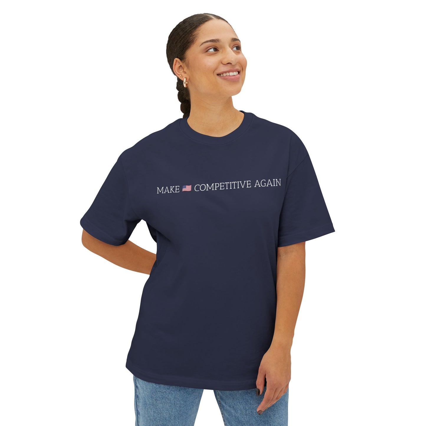 Make 🇺🇸 Competitive Again2.1 Tee — "No Boots. No Blood. United in Freedom."