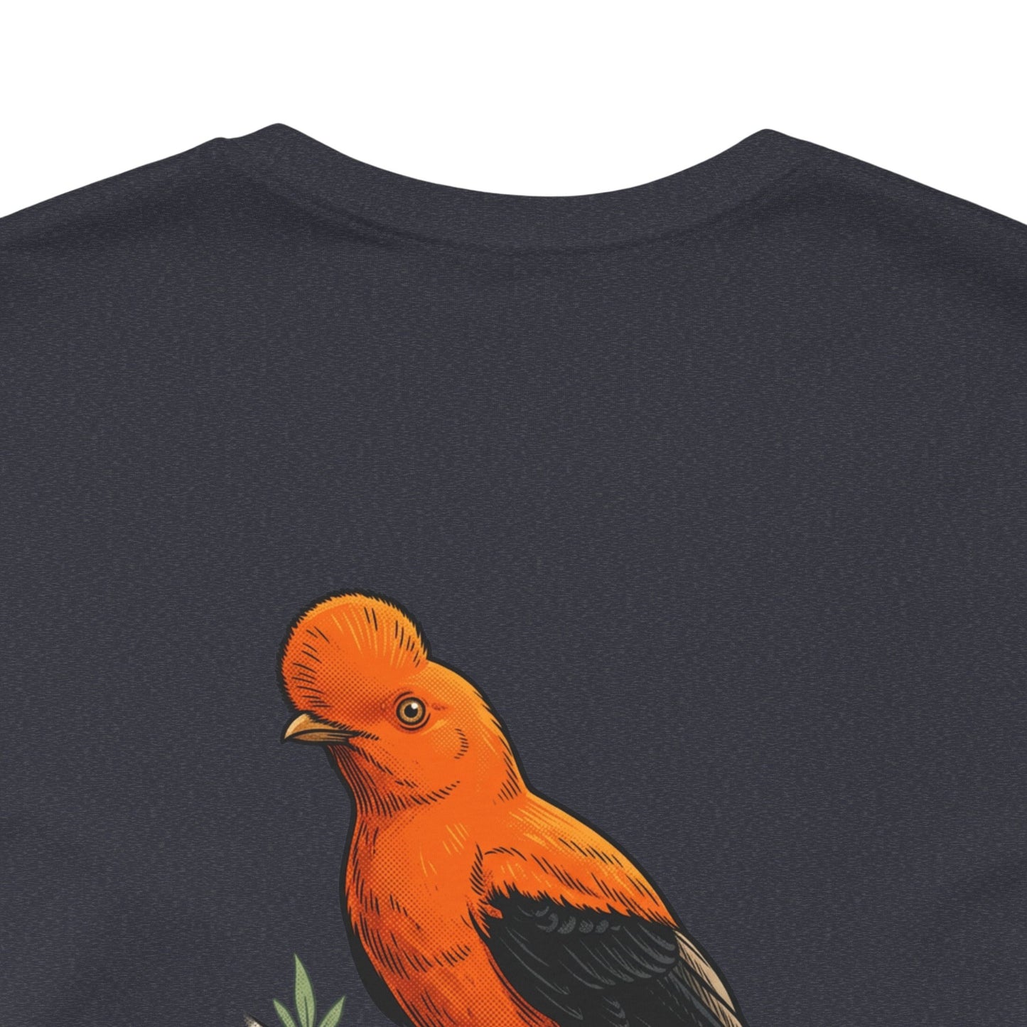 Cock-of-the-Rock Bird Tee — Educational Species Graphic T-Shirt