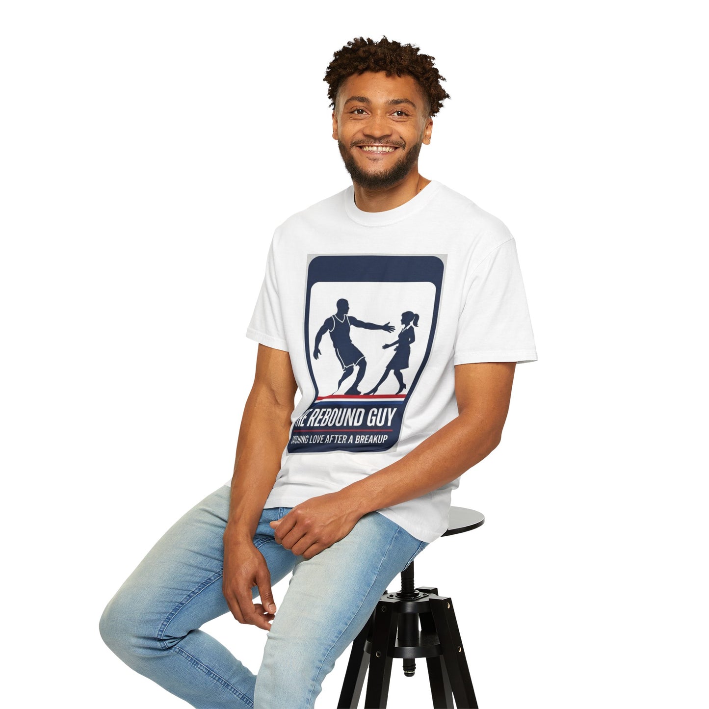Rebound Guy Tee — "Turning Frowns Upside Down Since '25" T-Shirt