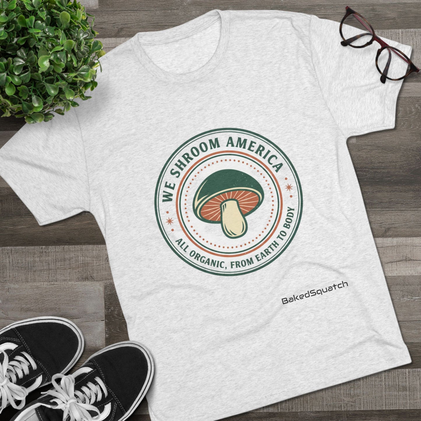 Come Shroom The World Crew Tee — Mushroom Graphic T-Shirt