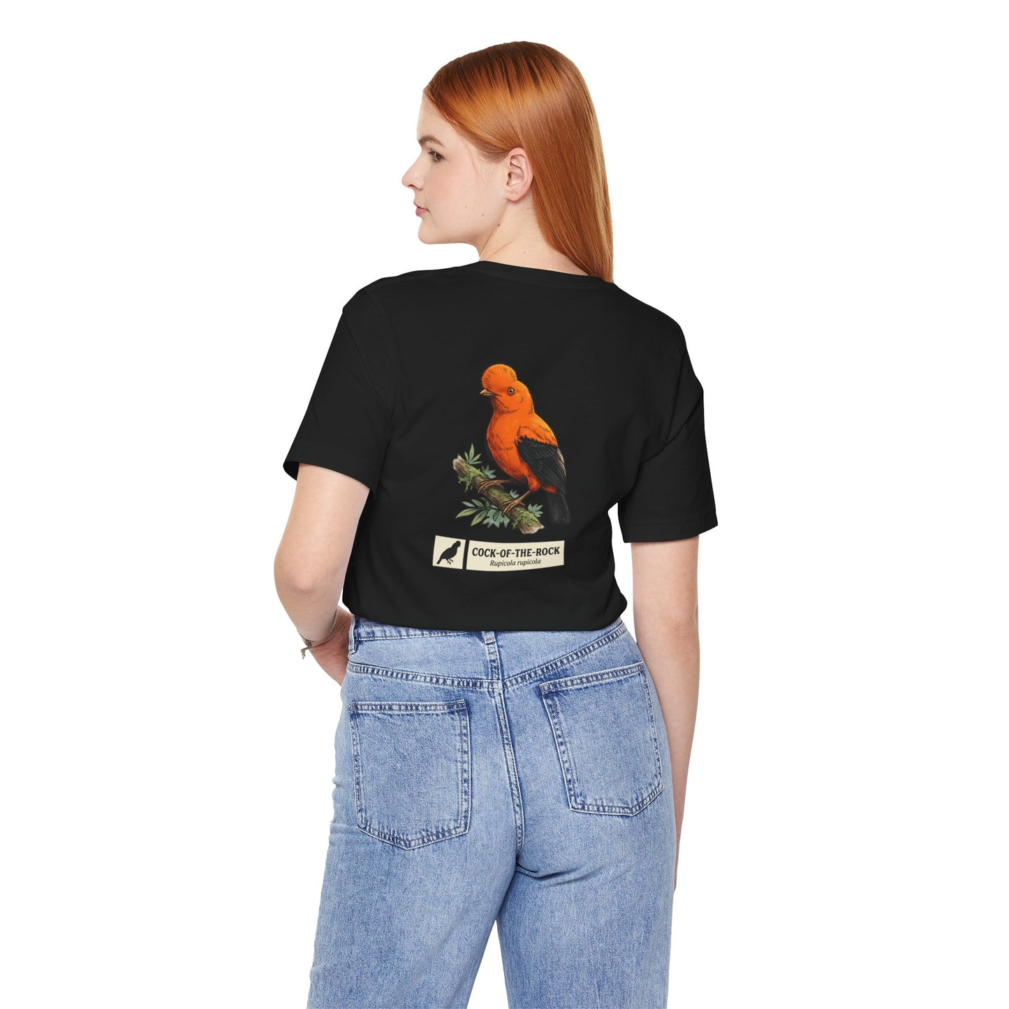 Cock-of-the-Rock Bird Tee — Educational Species Graphic T-Shirt