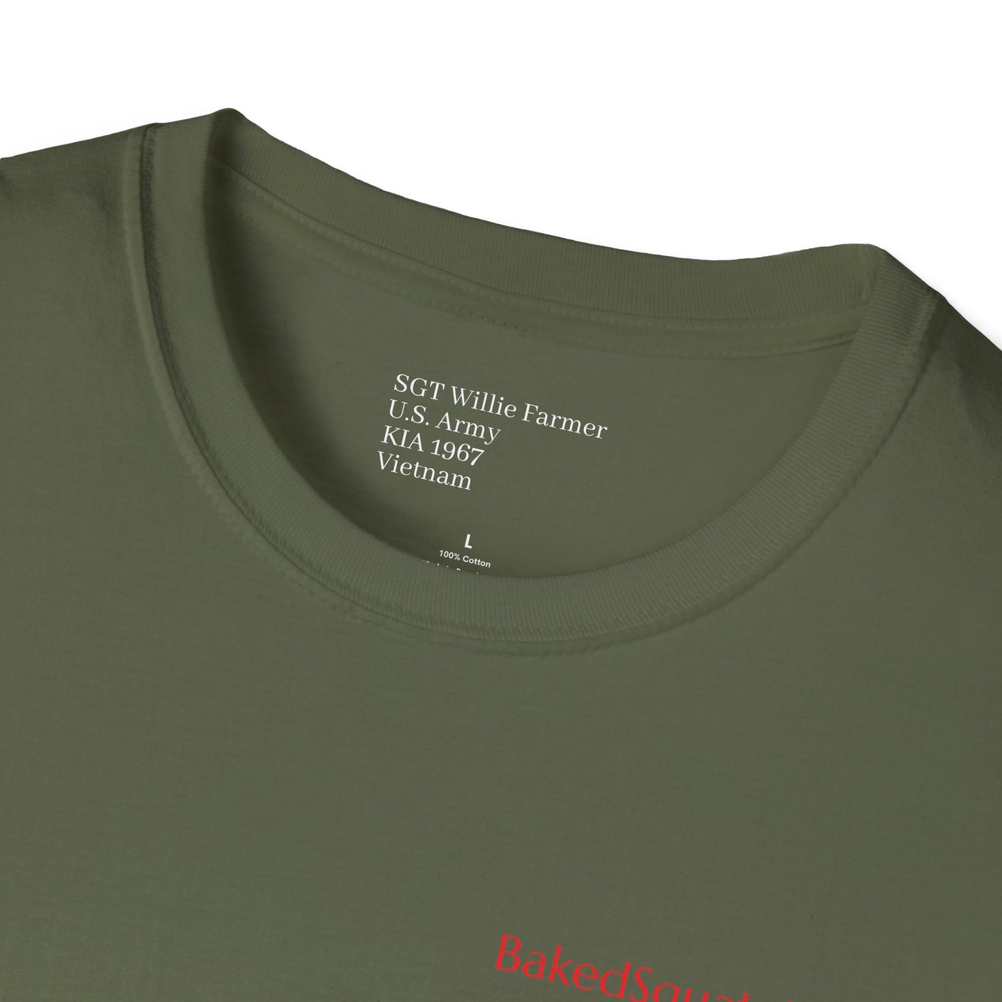 Never Forgotten Memorial T-Shirt — "God Bless Those Who've GIVEN"