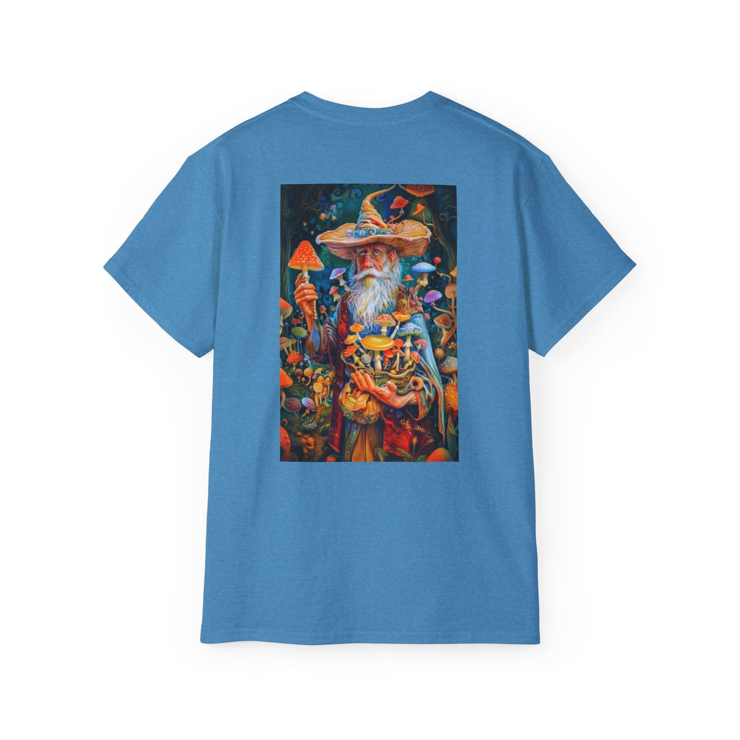 Mystical Wizard Graphic Tee - Unisex Ultra Cotton Shirt, Fantasy Apparel, Magical Gift, Cute Casual Wear, Quirky T-Shirt