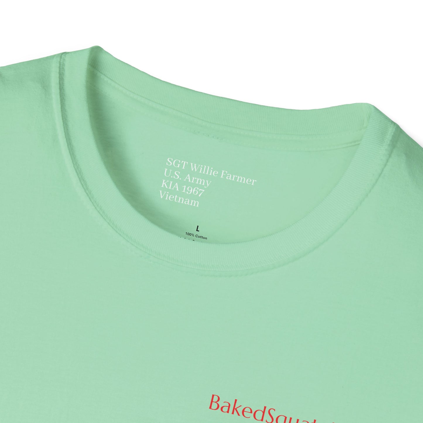 Never Forgotten Memorial T-Shirt — "God Bless Those Who've GIVEN"