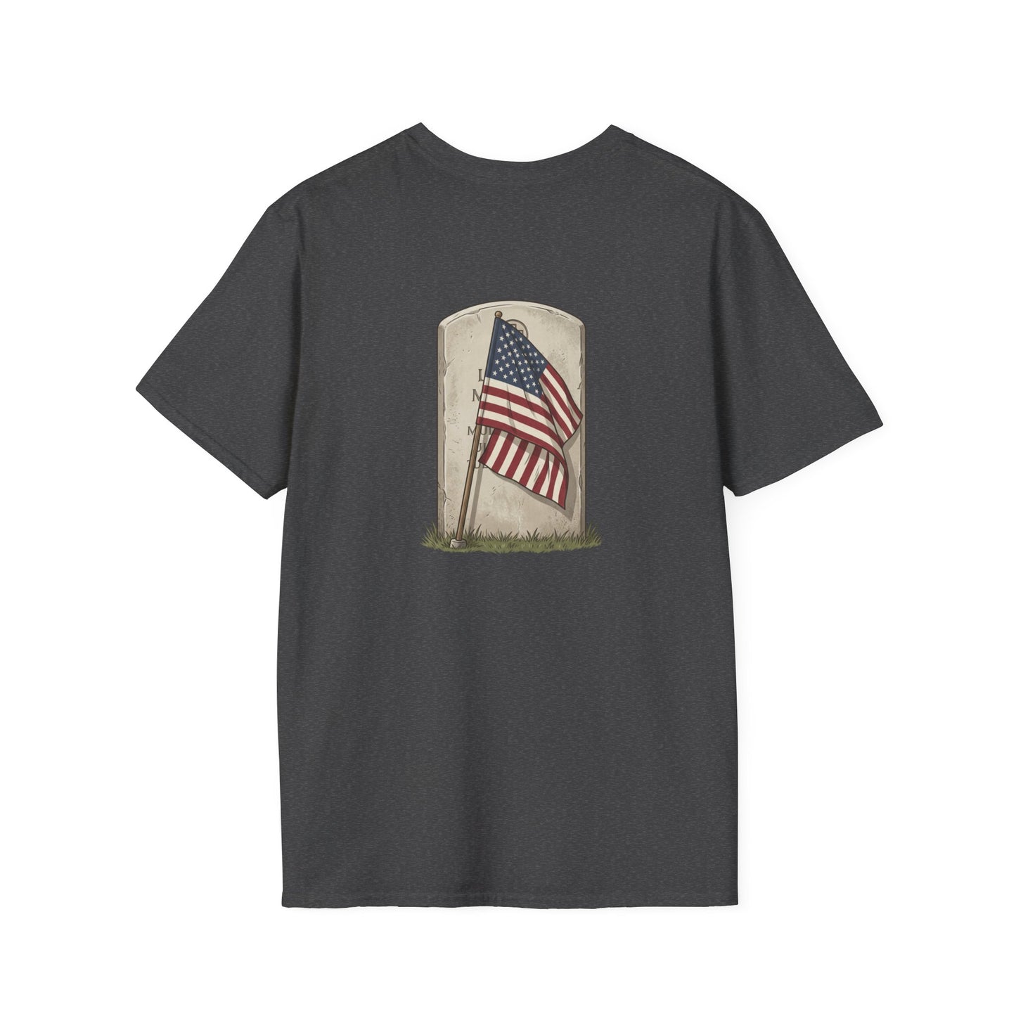 Never Forgotten Memorial T-Shirt — "God Bless Those Who've GIVEN"
