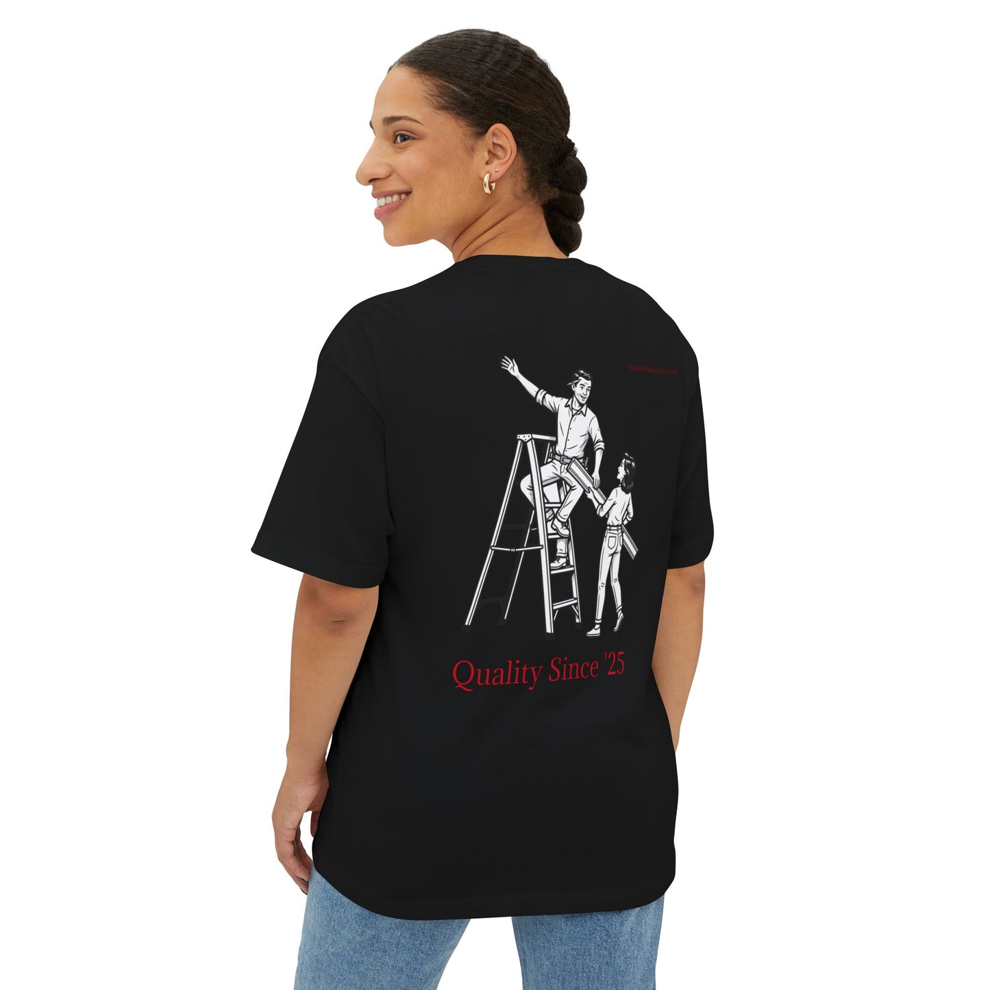 Trim Guy 1.0 Oversized Boxy Tee — Providing Quality Services Since 2025