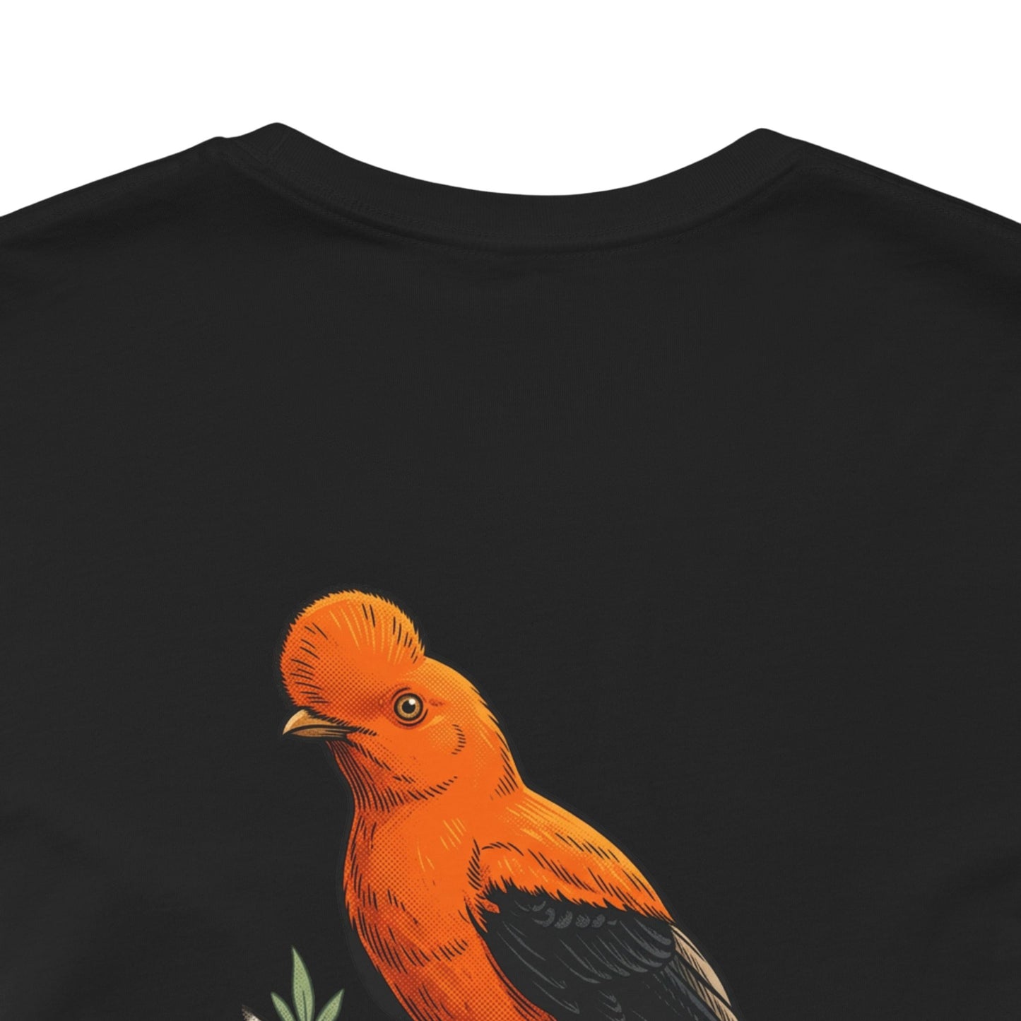 Cock-of-the-Rock Bird Tee — Educational Species Graphic T-Shirt