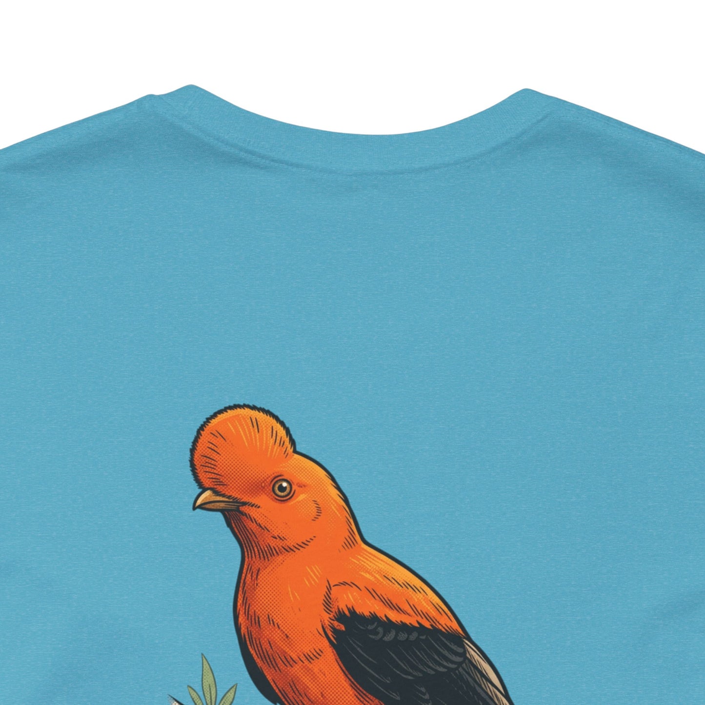 Cock-of-the-Rock Bird Tee — Educational Species Graphic T-Shirt