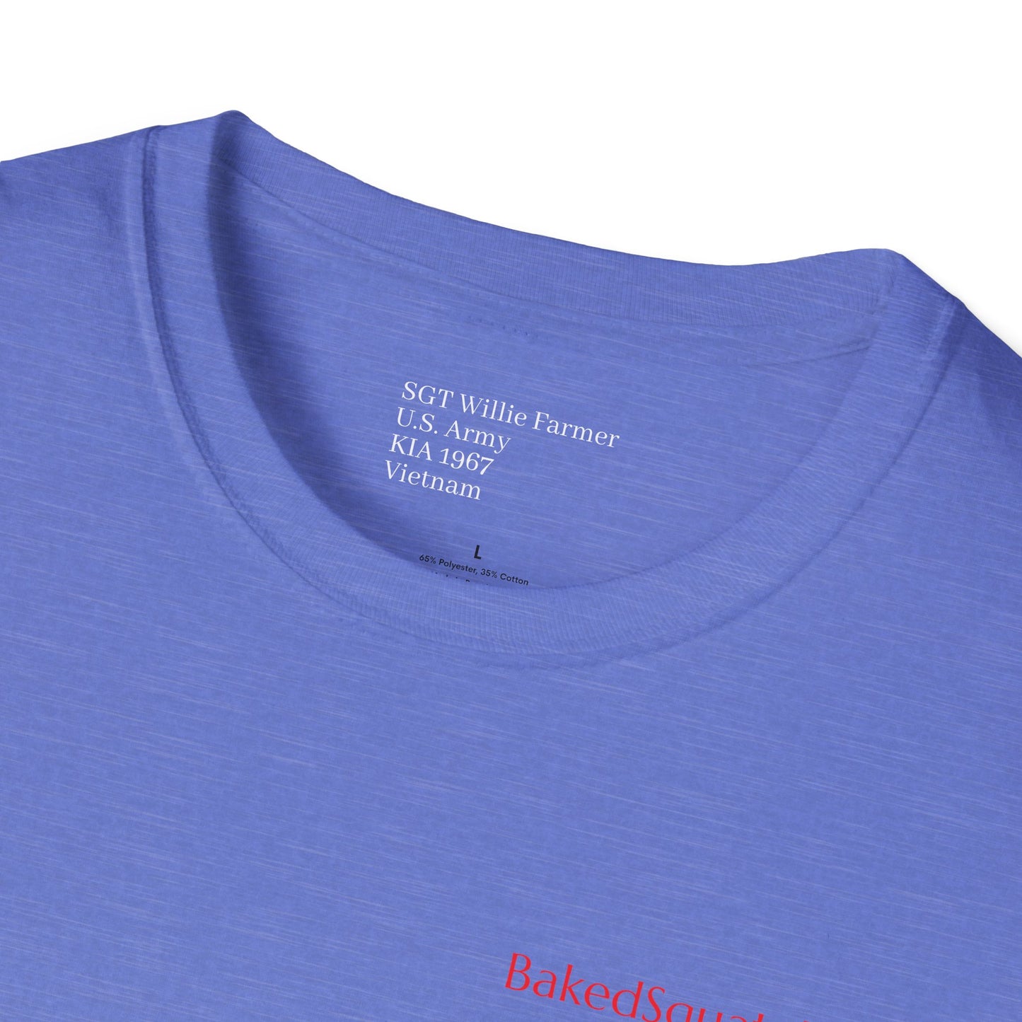 Never Forgotten Memorial T-Shirt — "God Bless Those Who've GIVEN"