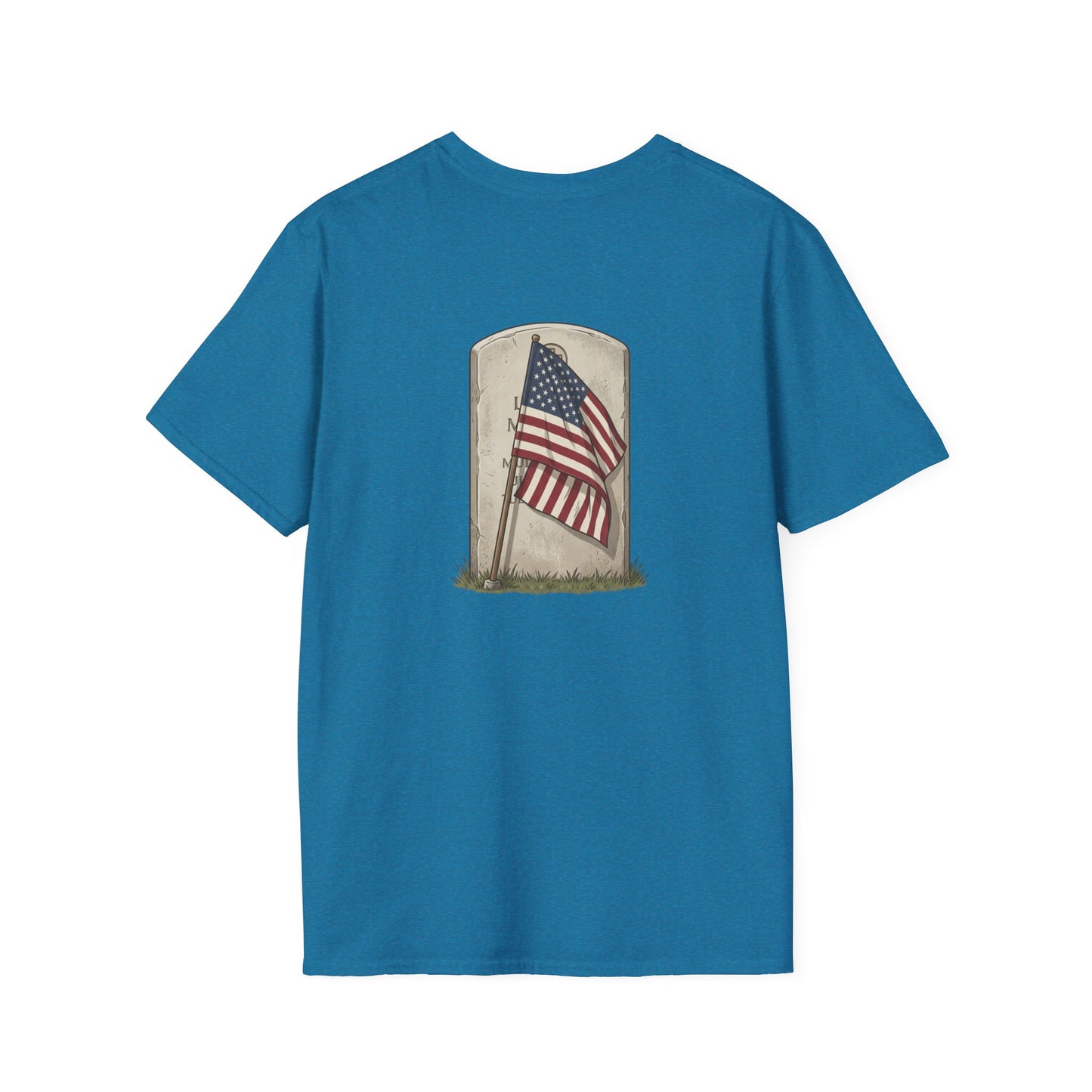 Never Forgotten Memorial T-Shirt — "God Bless Those Who've GIVEN"