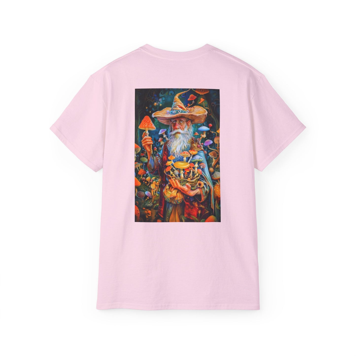 Mystical Wizard Graphic Tee - Unisex Ultra Cotton Shirt, Fantasy Apparel, Magical Gift, Cute Casual Wear, Quirky T-Shirt
