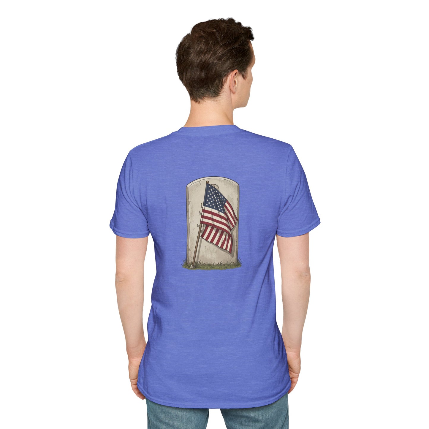 Never Forgotten Memorial T-Shirt — "God Bless Those Who've GIVEN"
