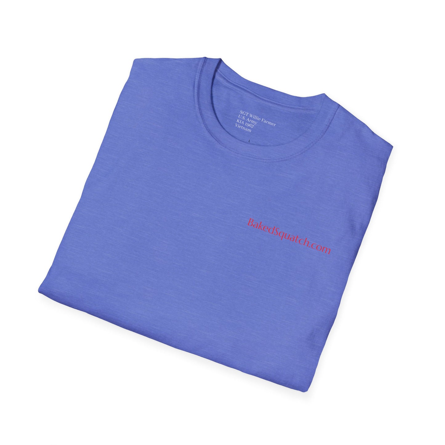 Never Forgotten Memorial T-Shirt — "God Bless Those Who've GIVEN"