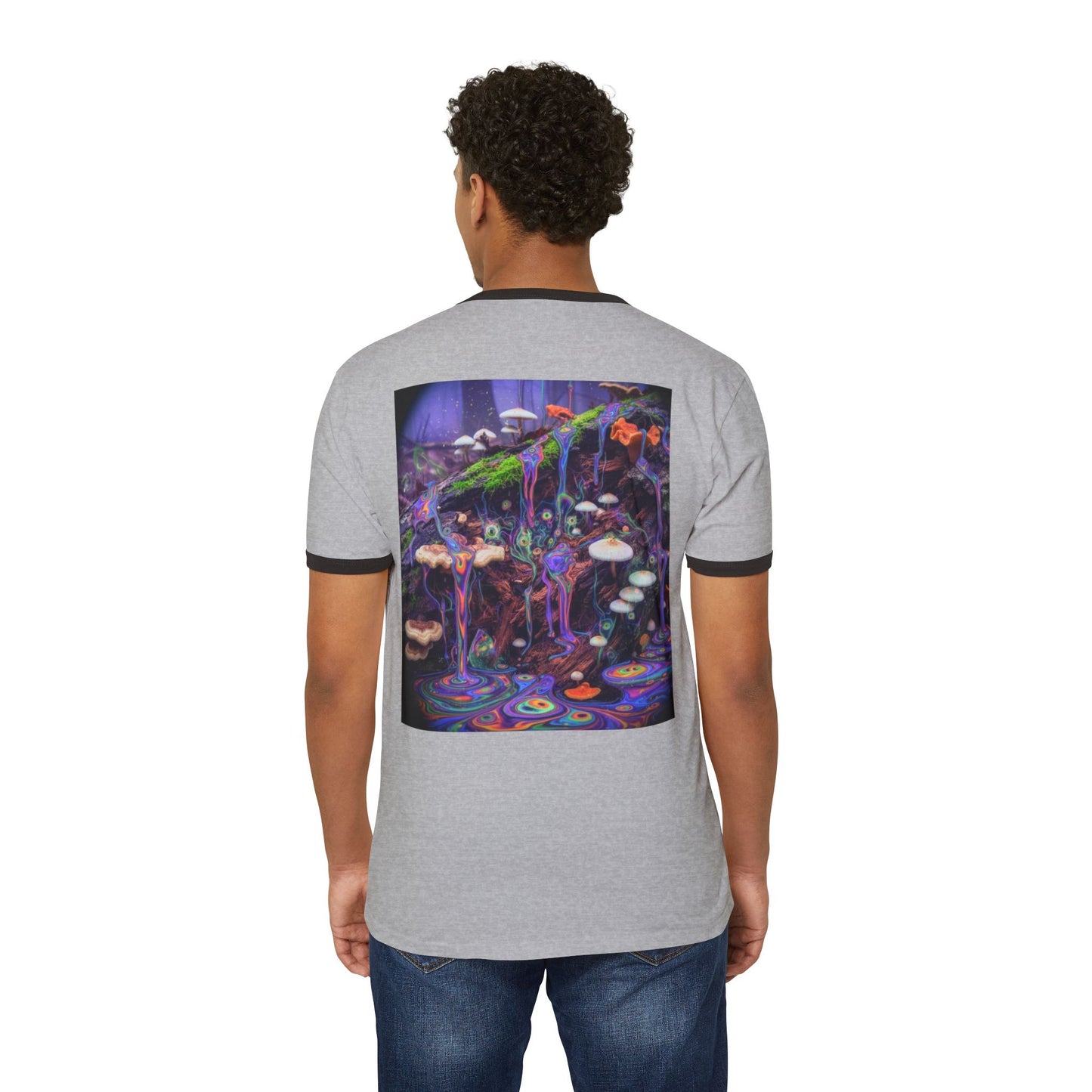 MushLife Unisex Cotton Ringer T-Shirt