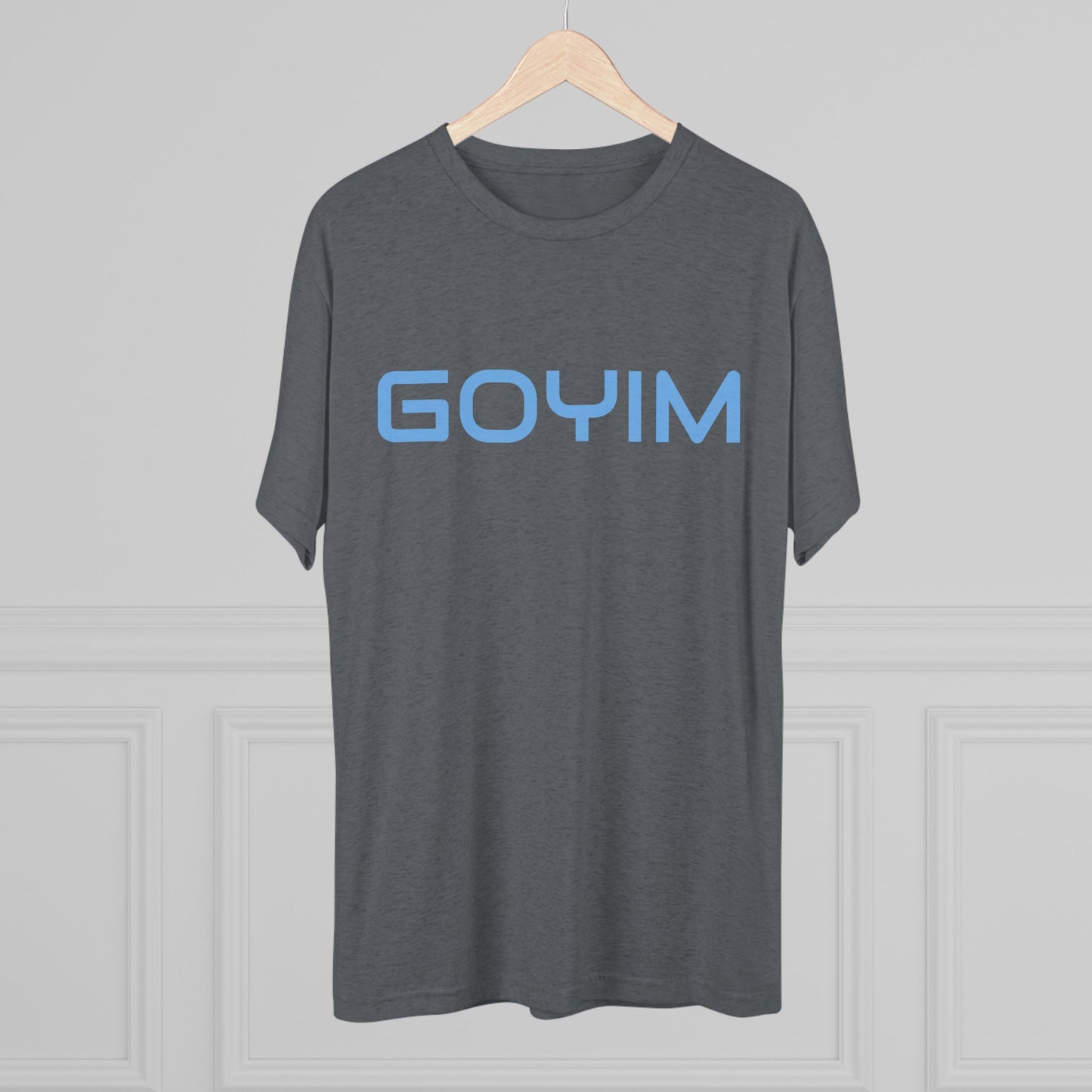 BakedSquatch.com brings the Goyim_001. A Unisex Tri-Blend Crew Tee. Goyim (plural): Gentiles or non-Jews.