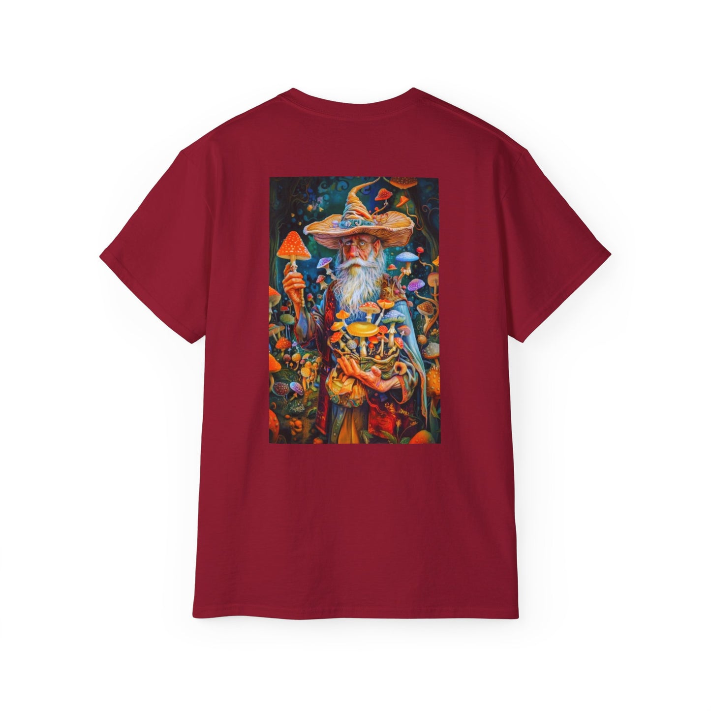 Mystical Wizard Graphic Tee - Unisex Ultra Cotton Shirt, Fantasy Apparel, Magical Gift, Cute Casual Wear, Quirky T-Shirt