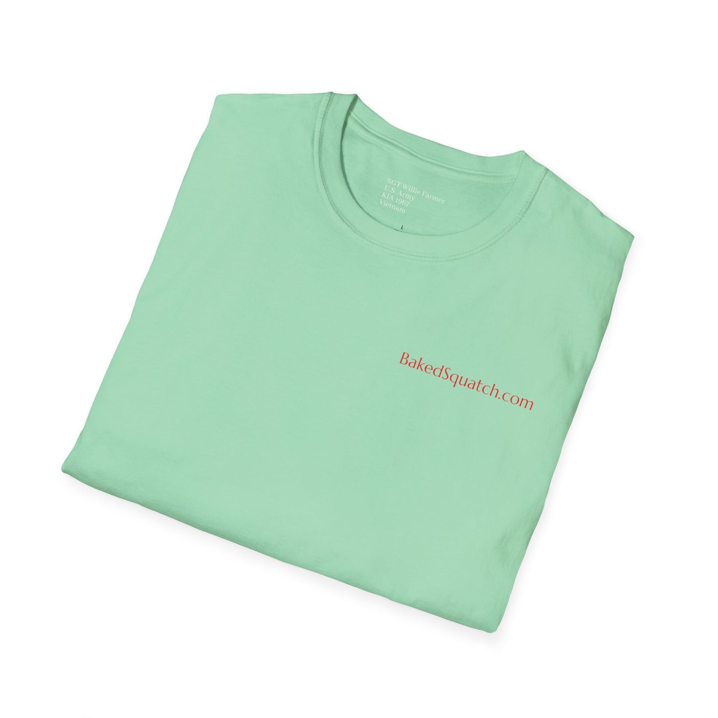 Never Forgotten Memorial T-Shirt — "God Bless Those Who've GIVEN"