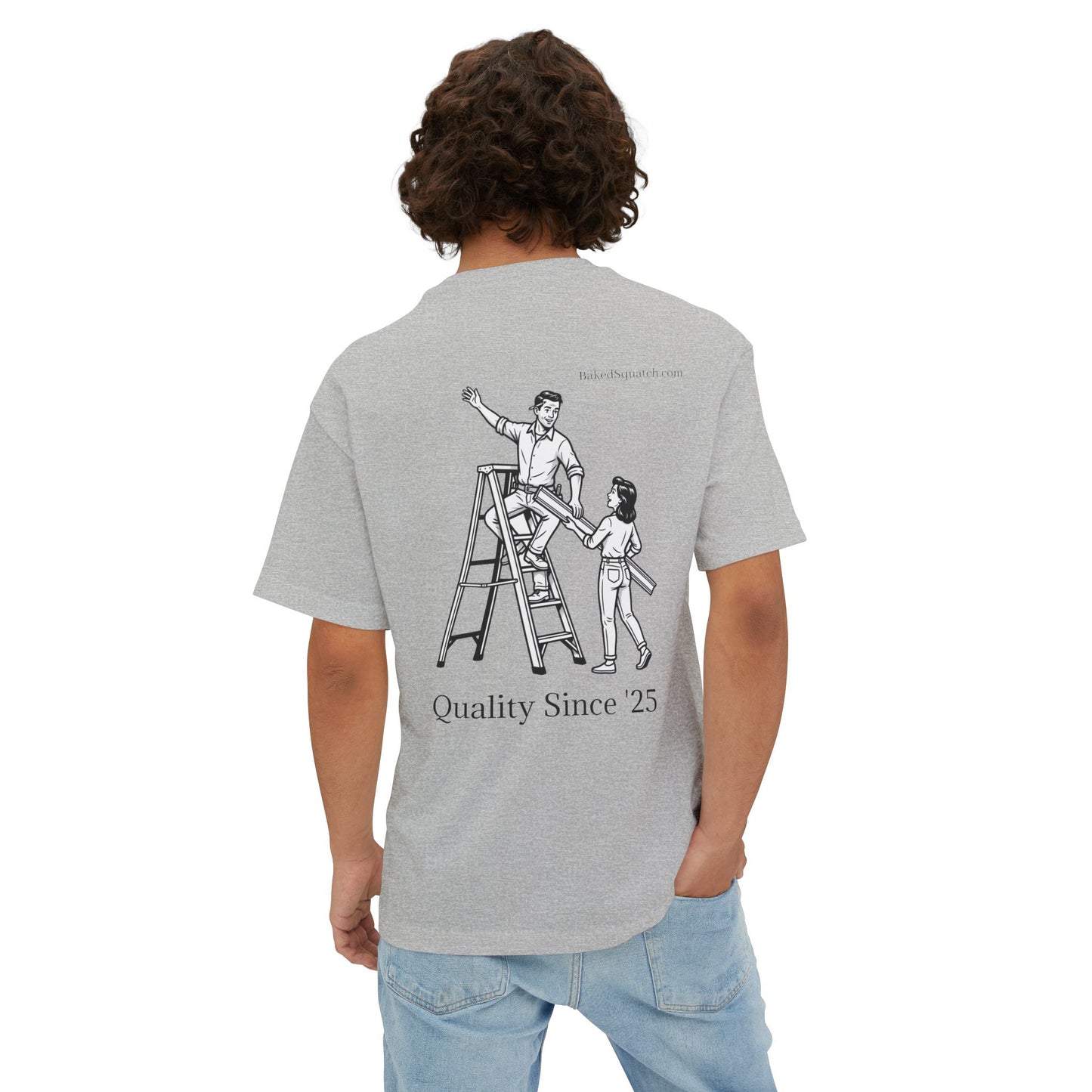 Trim Guy 1.0 Oversized Boxy Tee — Providing Quality Services Since 2025