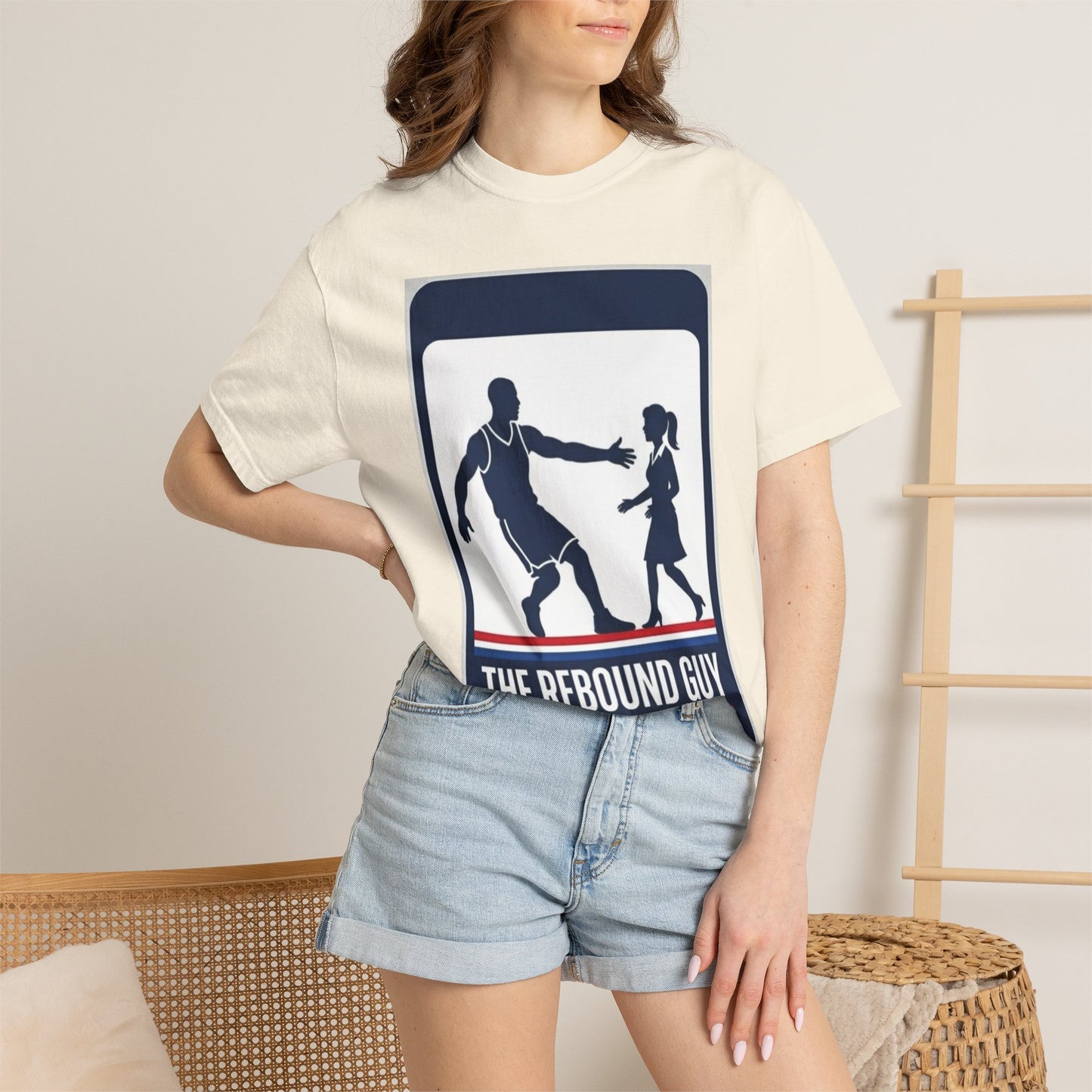 Rebound Guy Tee — "Turning Frowns Upside Down Since '25" T-Shirt