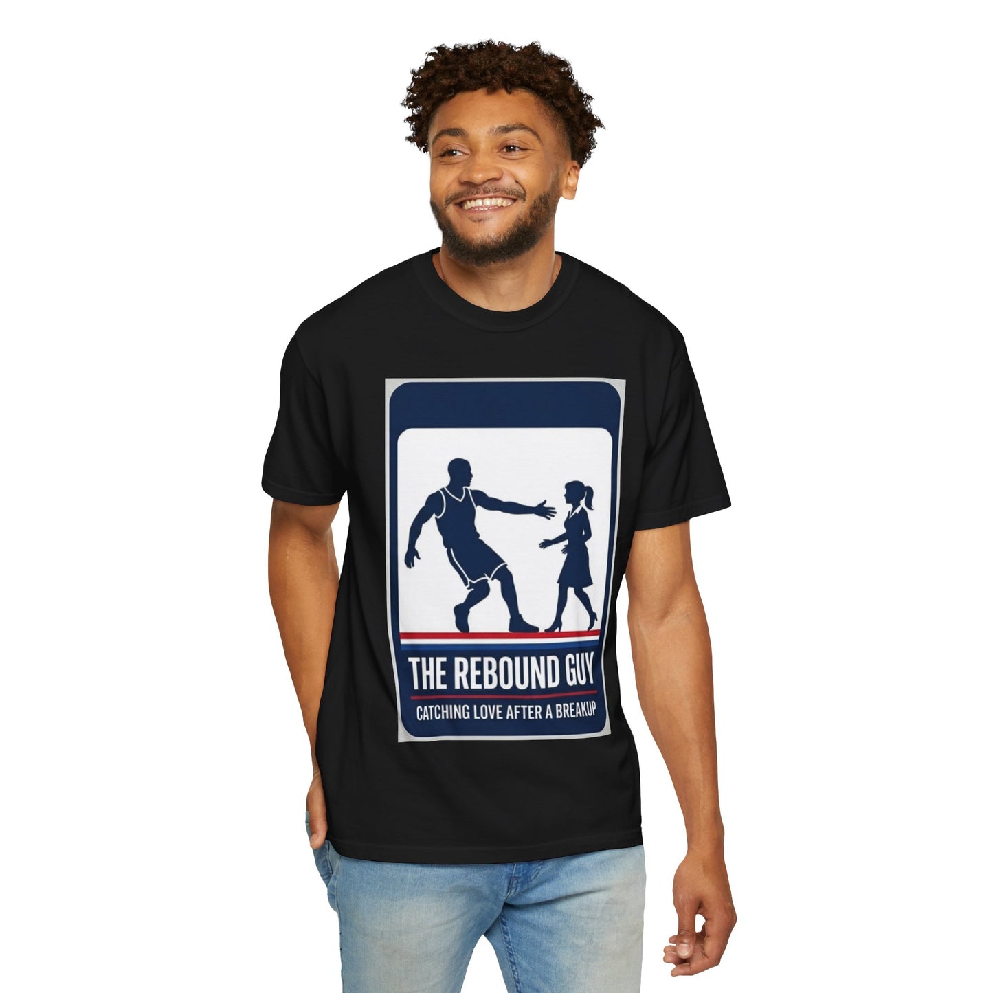 Rebound Guy Tee — "Turning Frowns Upside Down Since '25" T-Shirt