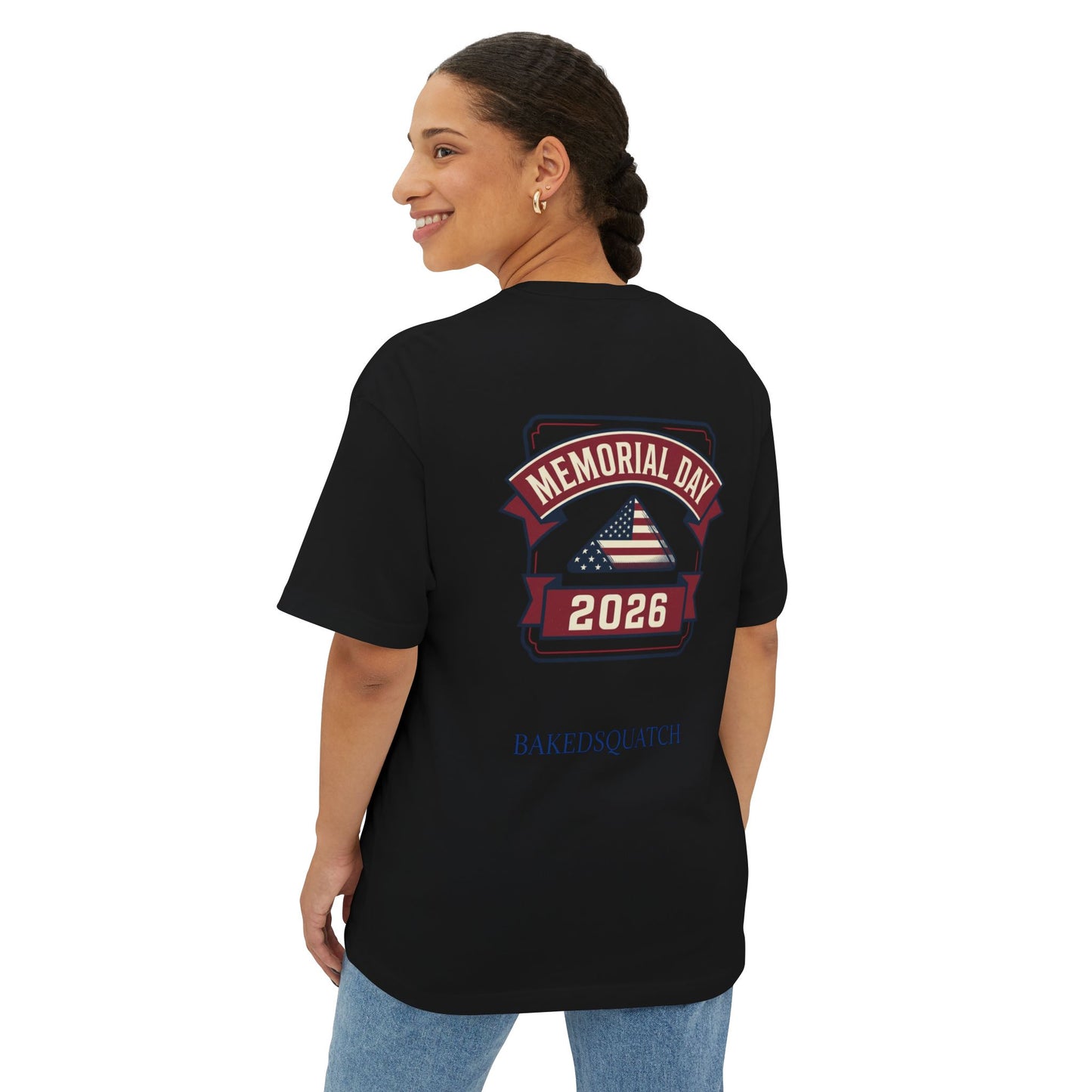 Memorial Day Tee — Oversized Boxy T‑Shirt