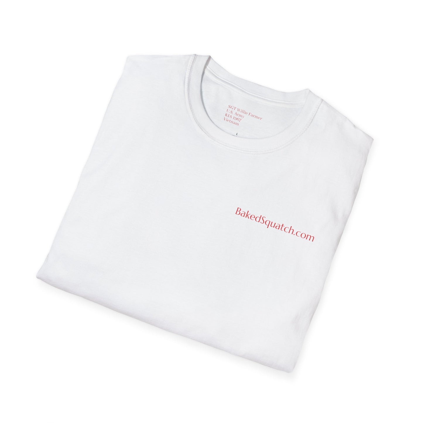 Never Forgotten Memorial T-Shirt — "God Bless Those Who've GIVEN"