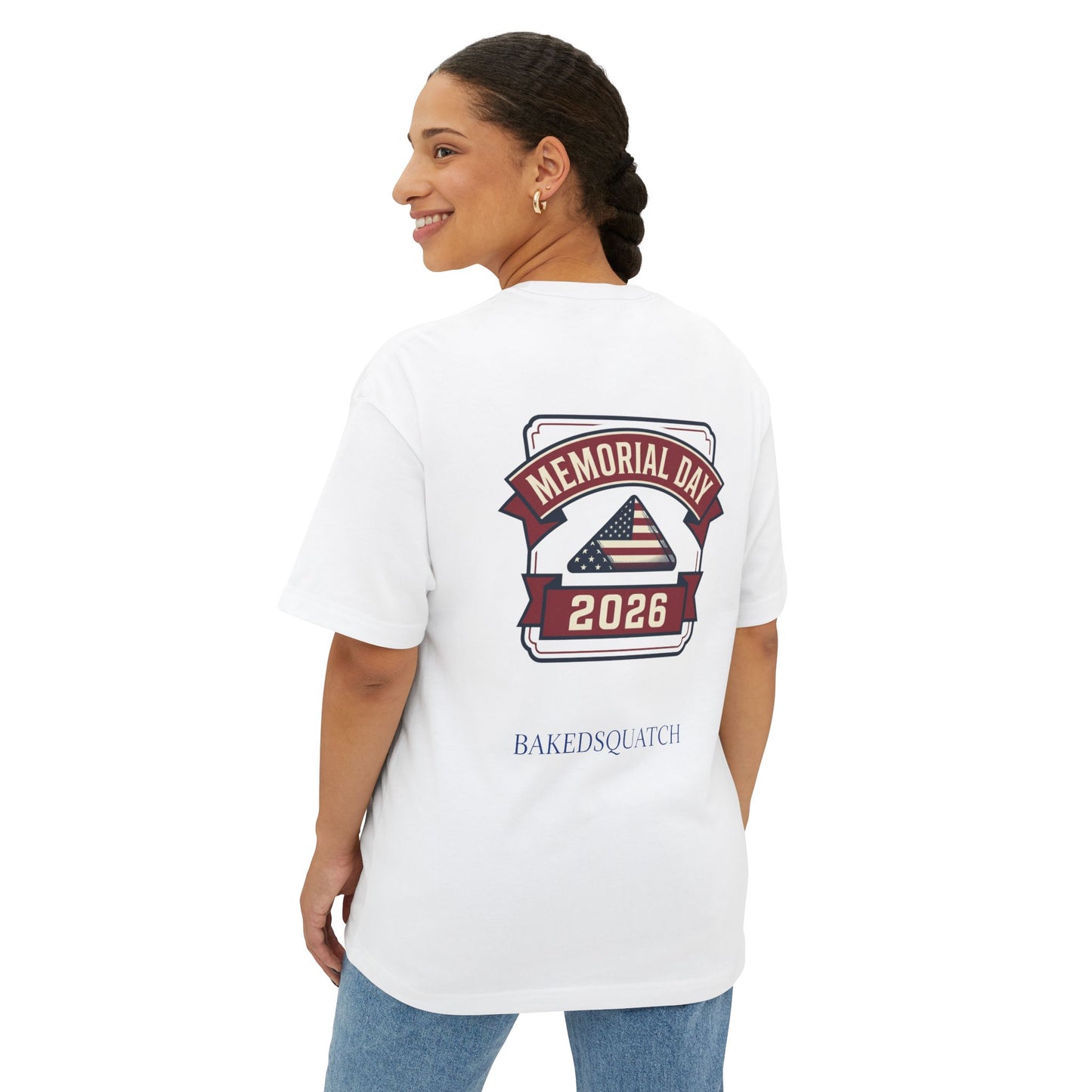 Memorial Day Tee — Oversized Boxy T‑Shirt