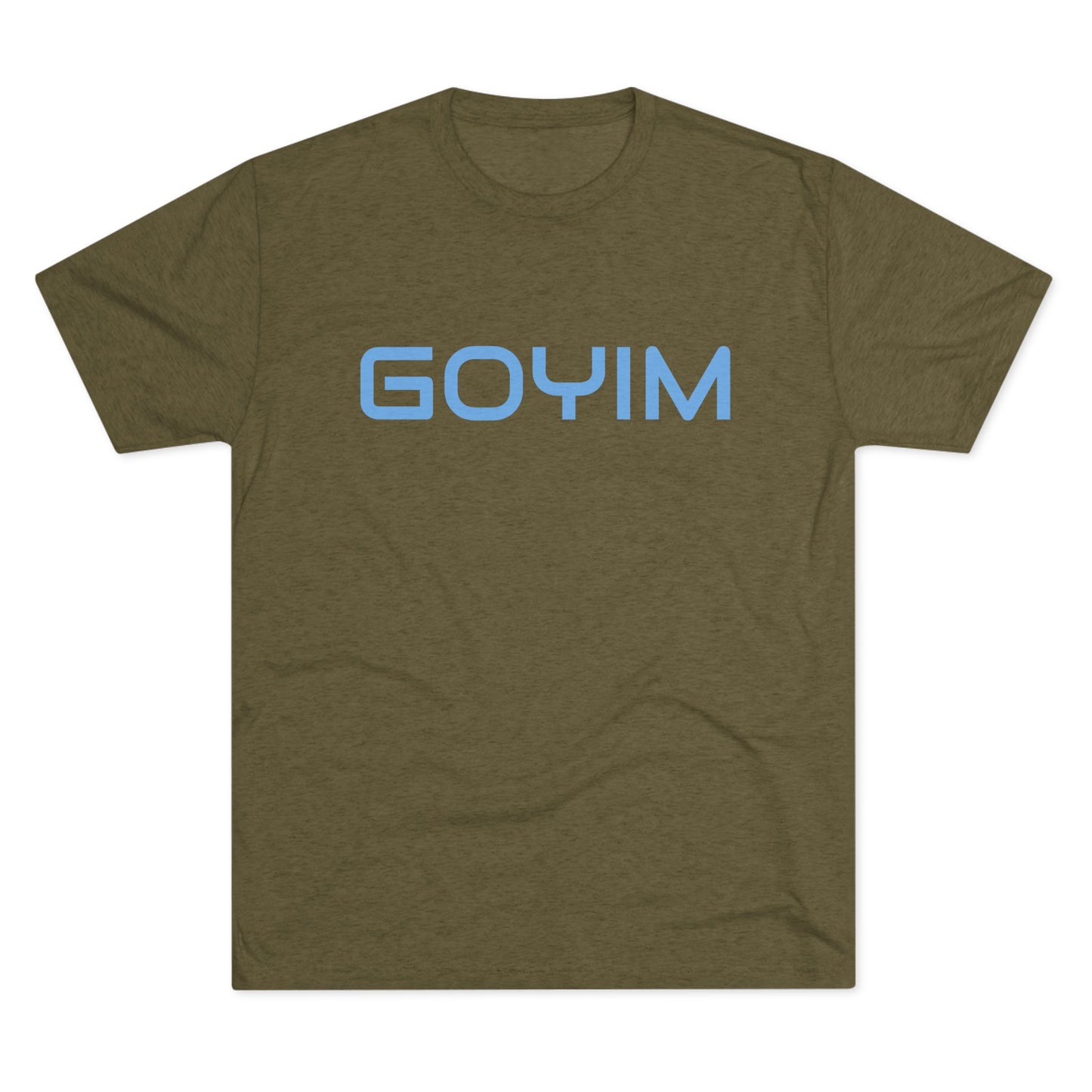 BakedSquatch.com brings the Goyim_001. A Unisex Tri-Blend Crew Tee. Goyim (plural): Gentiles or non-Jews.