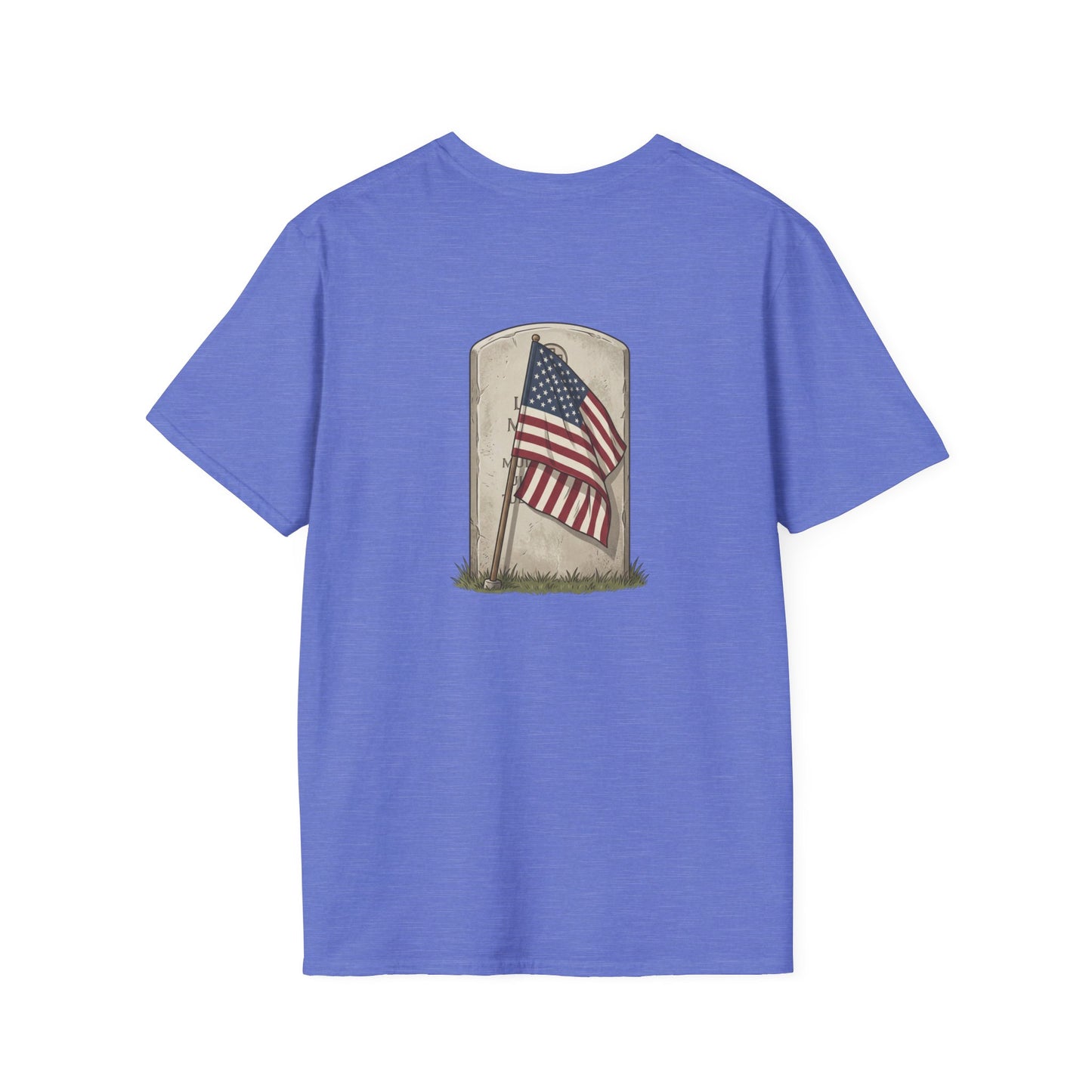 Never Forgotten Memorial T-Shirt — "God Bless Those Who've GIVEN"