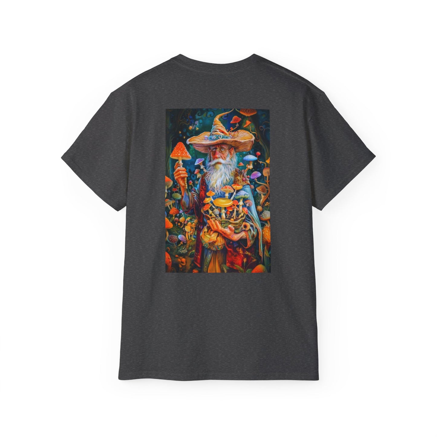 Mystical Wizard Graphic Tee - Unisex Ultra Cotton Shirt, Fantasy Apparel, Magical Gift, Cute Casual Wear, Quirky T-Shirt