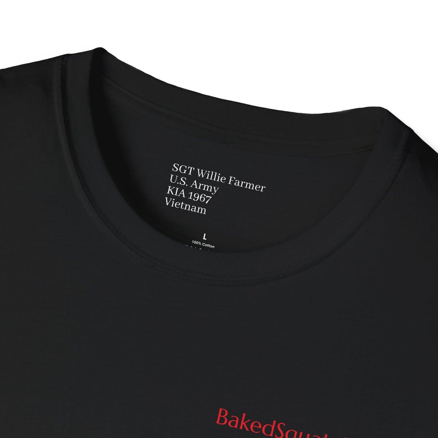 Never Forgotten Memorial T-Shirt — "God Bless Those Who've GIVEN"