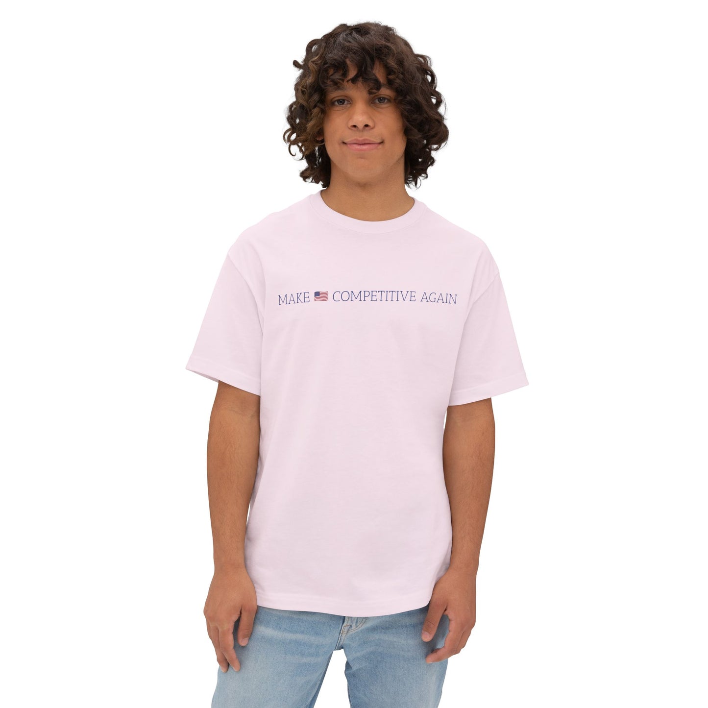 Make 🇺🇸 Competitive Again Tee — "No Boots. No Blood. United in Freedom."