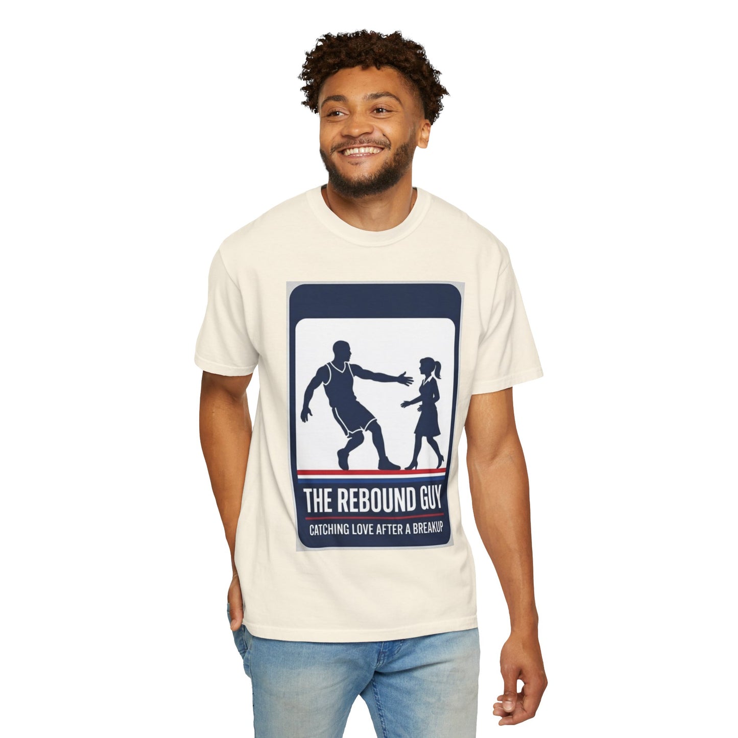 Rebound Guy Tee — "Turning Frowns Upside Down Since '25" T-Shirt