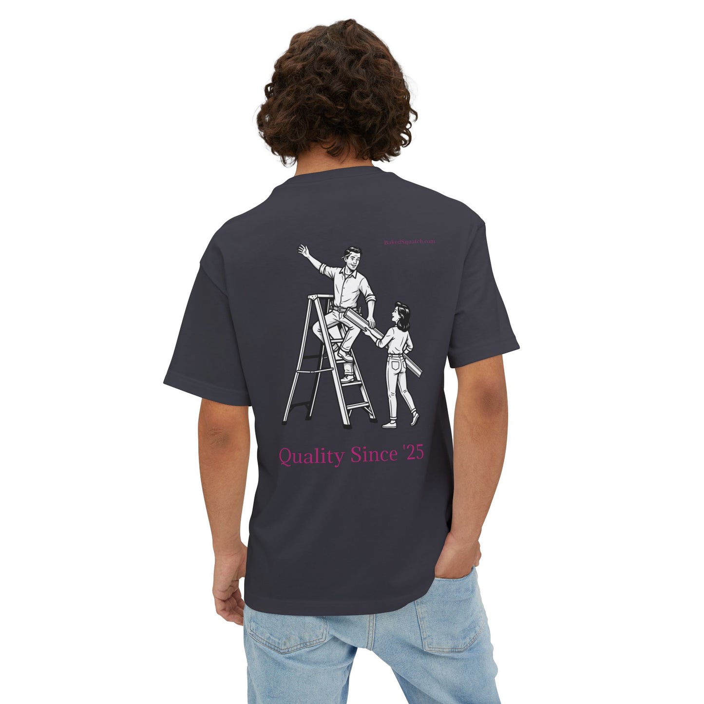 Trim Guy 1.0 Oversized Boxy Tee — Providing Quality Services Since 2025