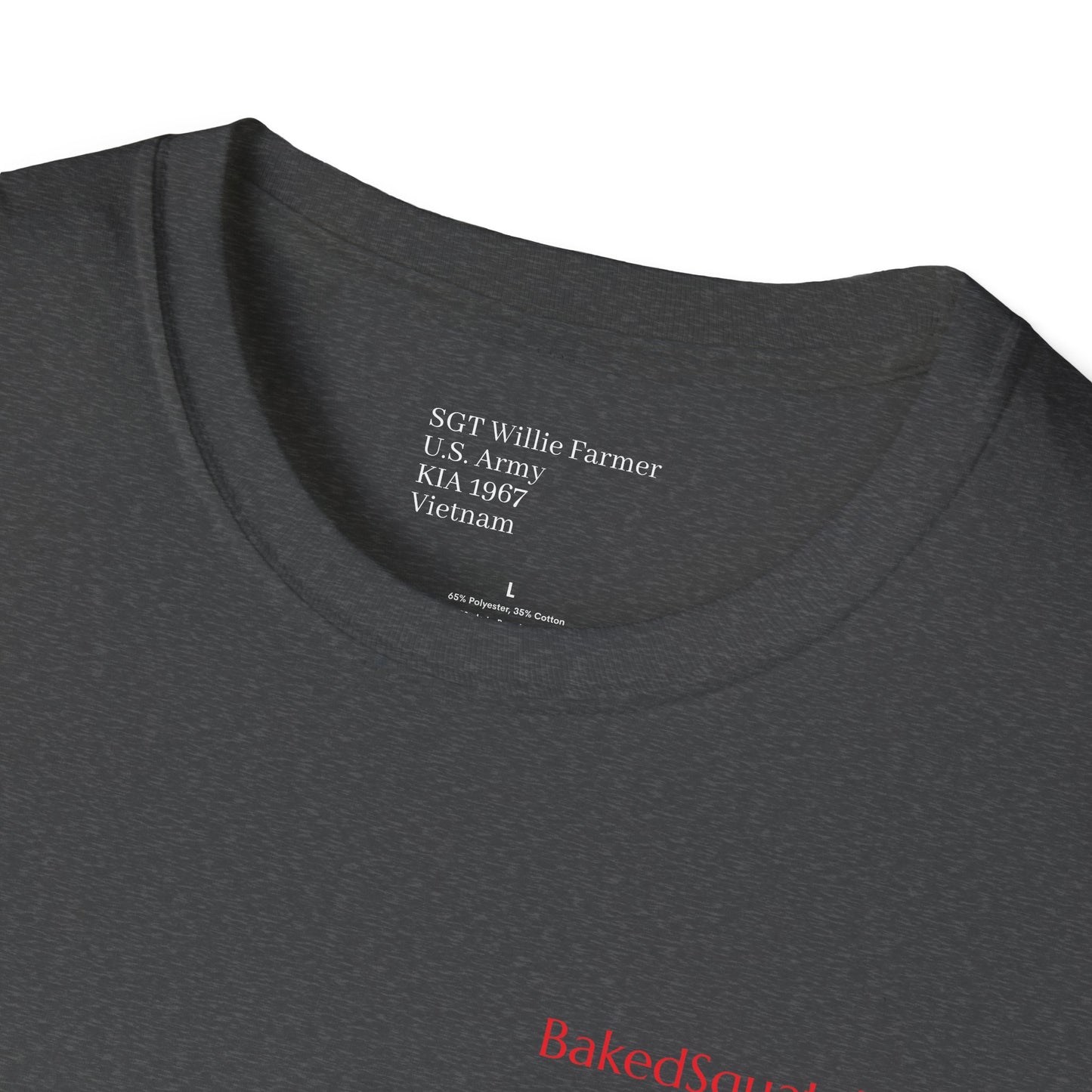 Never Forgotten Memorial T-Shirt — "God Bless Those Who've GIVEN"