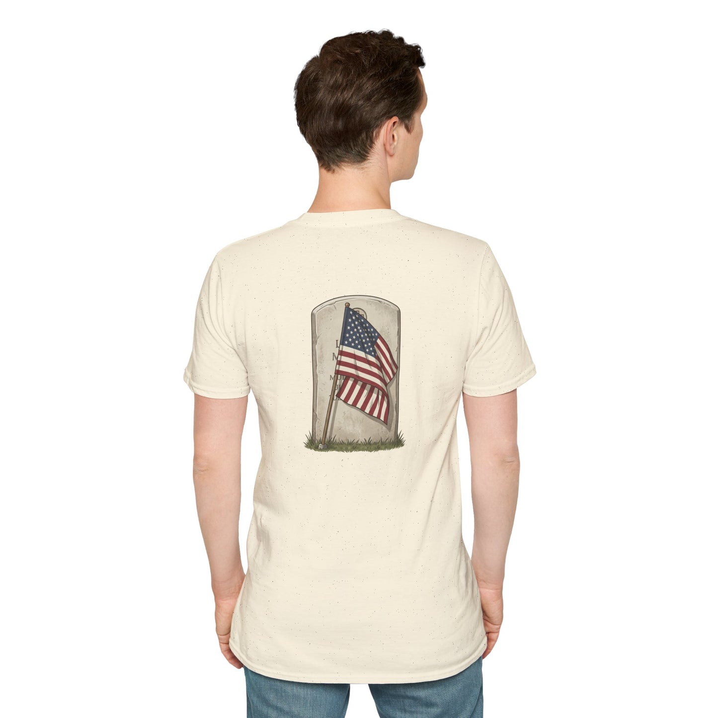 Never Forgotten Memorial T-Shirt — "God Bless Those Who've GIVEN"