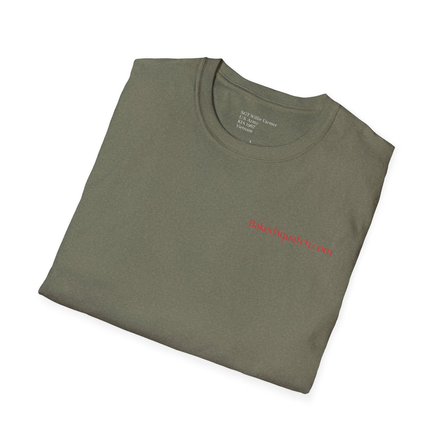 Never Forgotten Memorial T-Shirt — "God Bless Those Who've GIVEN"